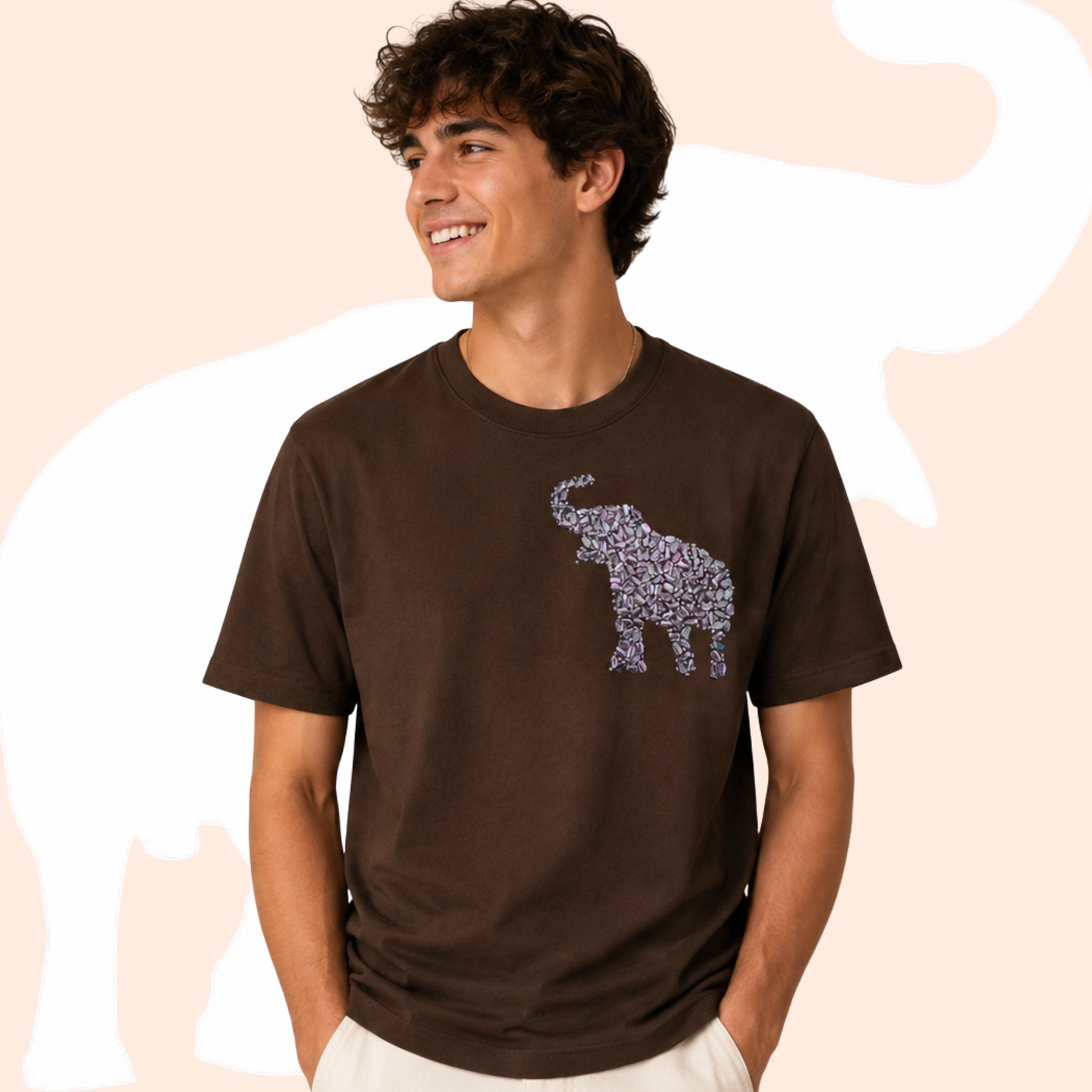 THE ROYAL ELEPHANT CRYSTAL EDITION- ROSE  SAND